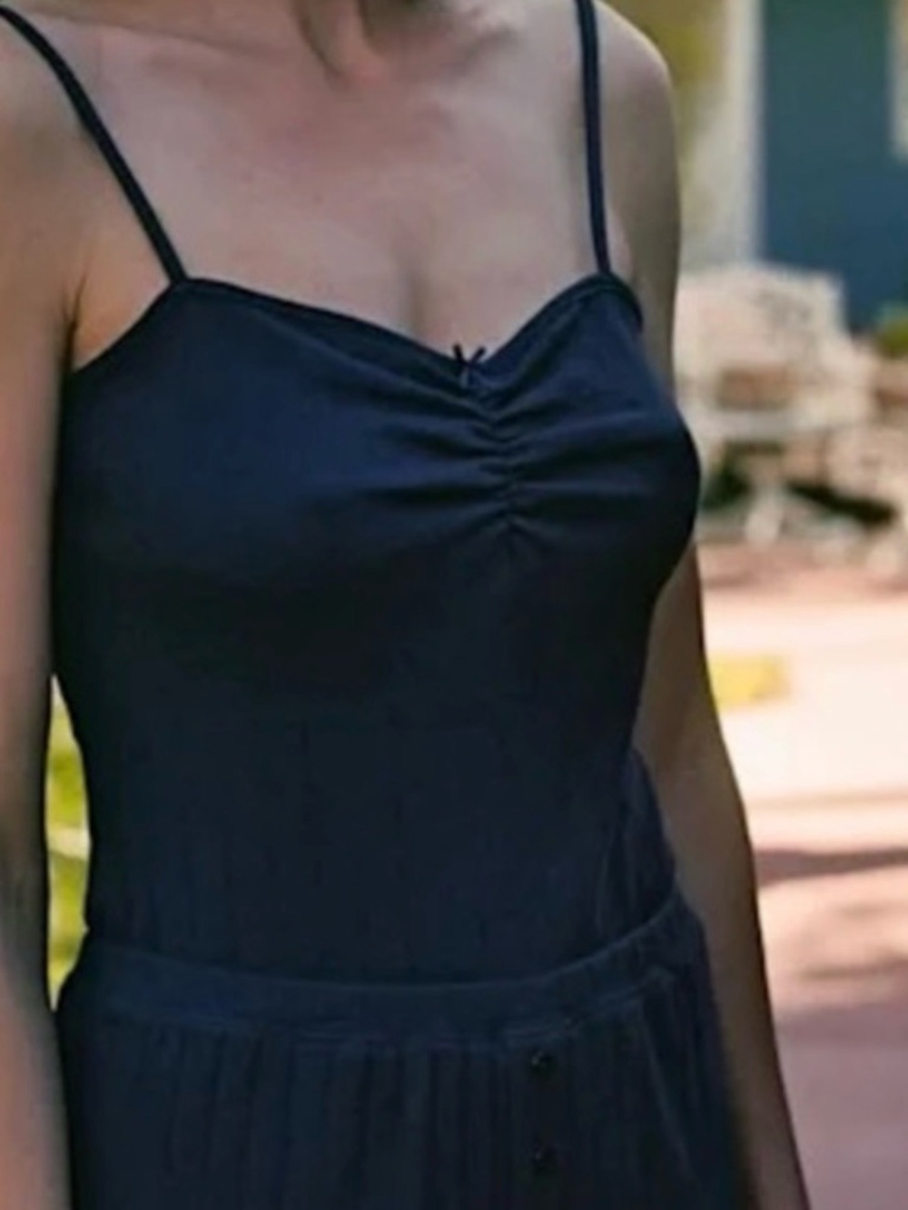 Christy Dawn Black Spaghetti Strap Tank
